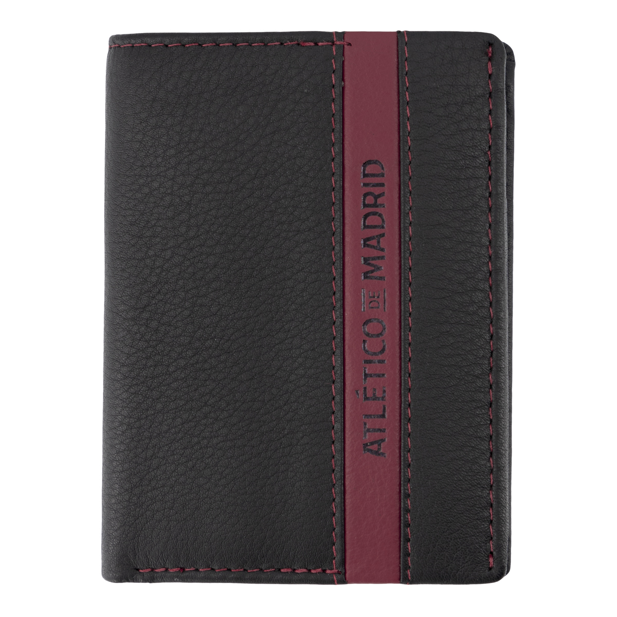 Vertical Wallet Leather Red Stripe image number null